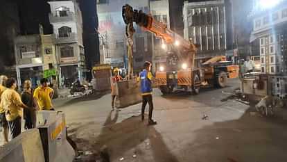 Kanpur: Barriers installed two years ago were removed, vehicles ran between Parade and Phoolbagh