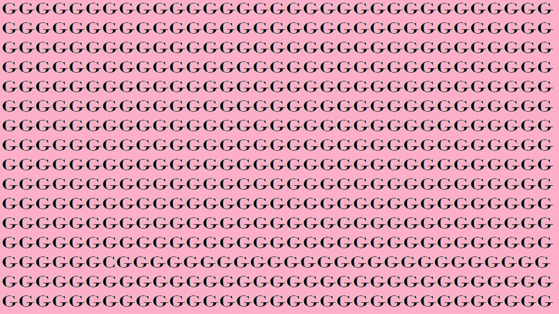 Optical Illusion For Iq Test Can You Find C in This Picture Within 9 Seconds Brain Test