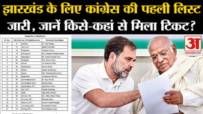 Jharkhand Election 2024: Congress's first list for Jharkhand released