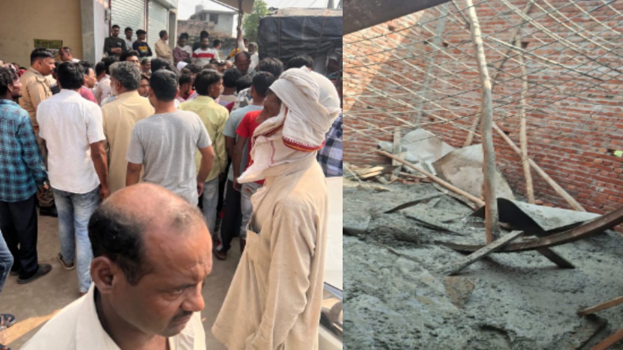 Saharanpur: Mason dies after the lintel of an under-construction house collapses, owner is serious