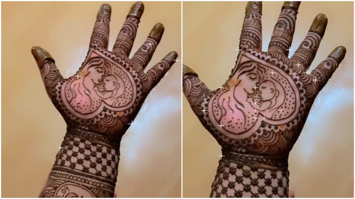 Ahoi Ashtami 2024 Latest Mehndi Design asan mehndi design photo simple and beautiful disprj