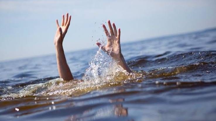 Real brothers death from drowned in ganga bathing with friends