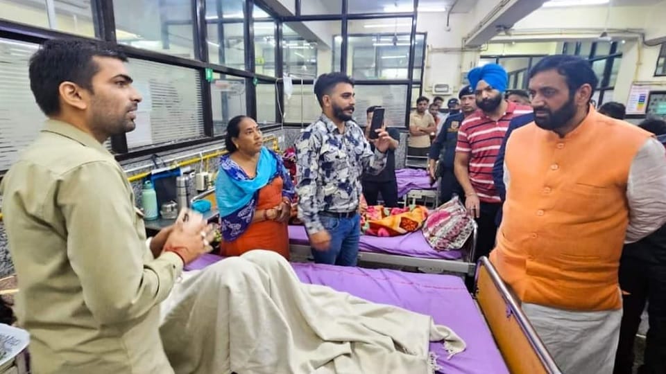 CM Nayab Singh Saini did a surprise inspection of Panchkula Civil Hospital