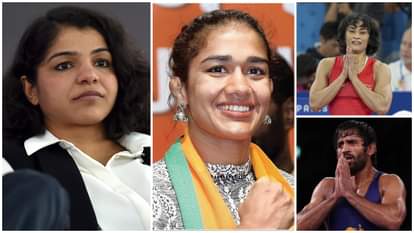 साक्षी, बबीता, विनेश और बजरंग