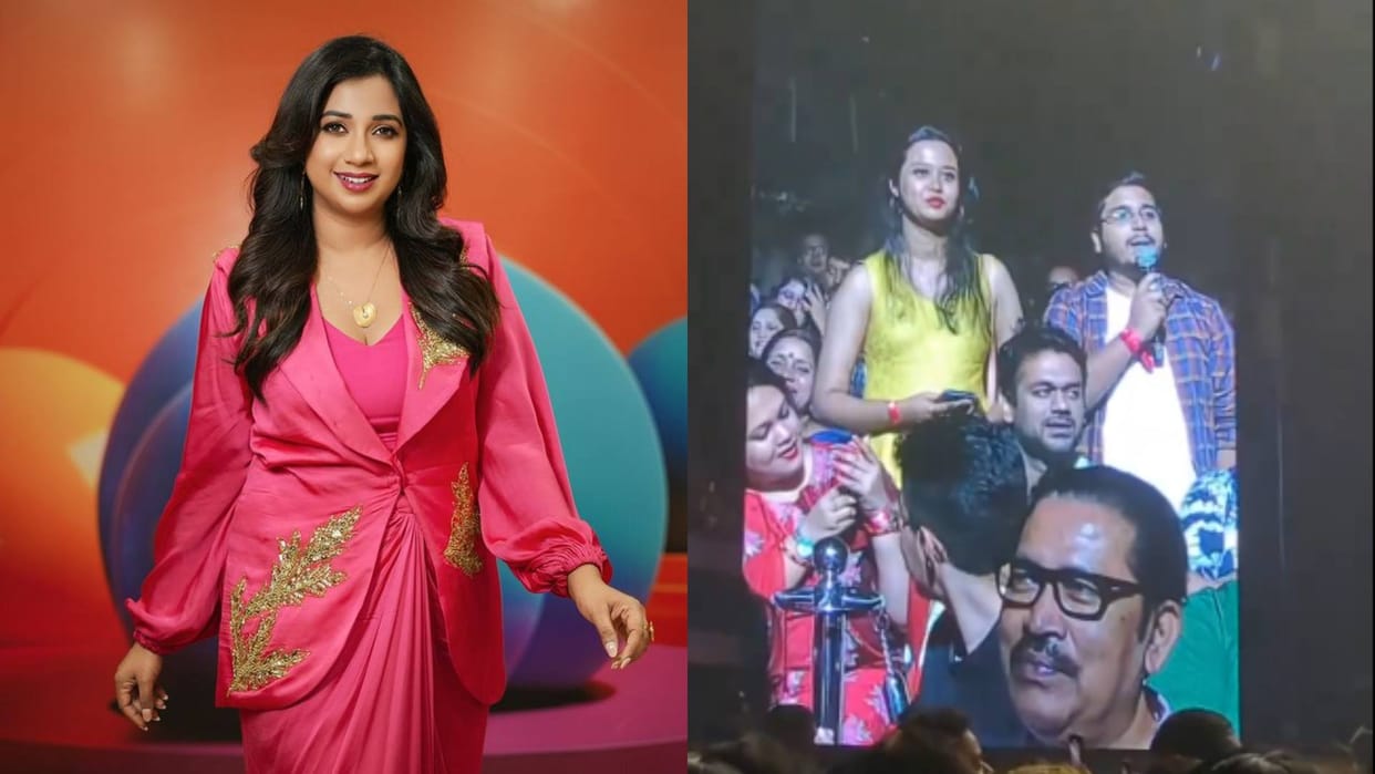 Shreya Ghoshal amazed her fans when she helped a man publicly propose to his girlfriend during her concert