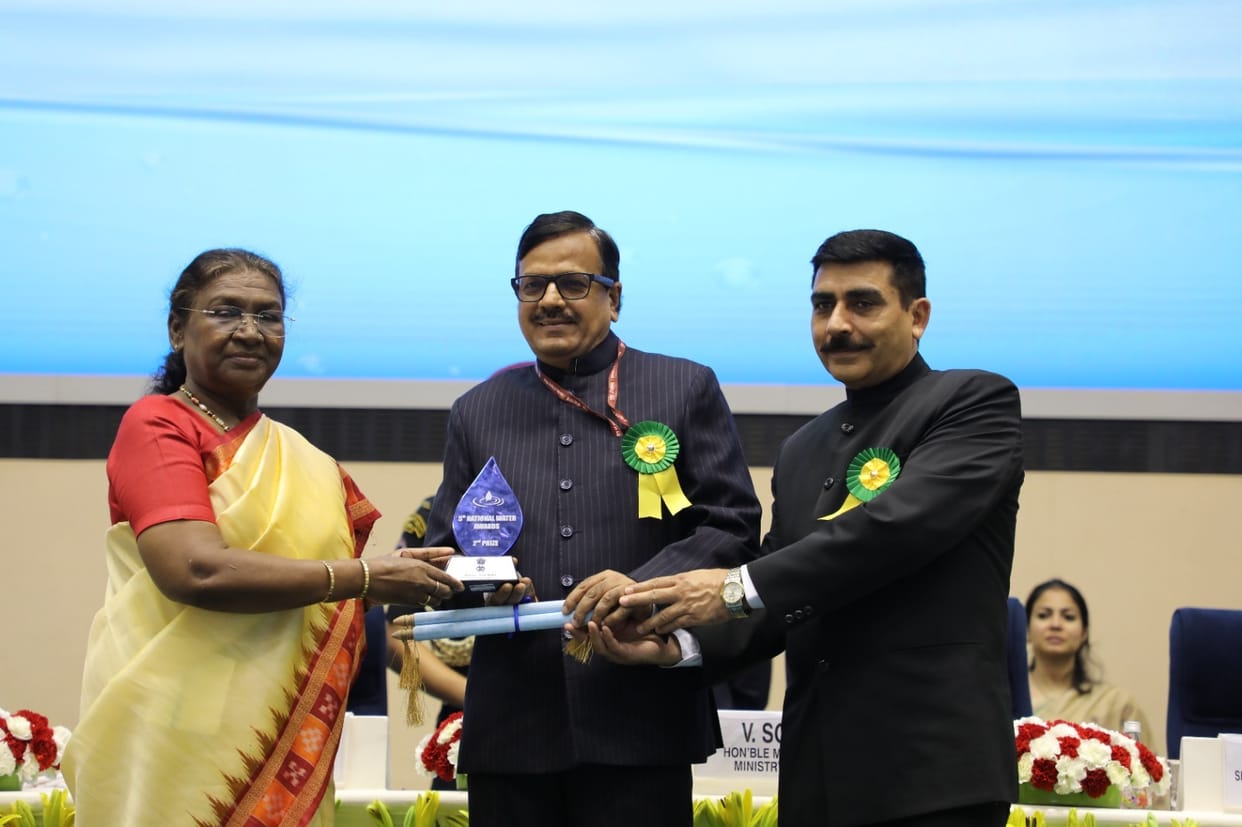 National Award for Uttar Pradesh for better management.