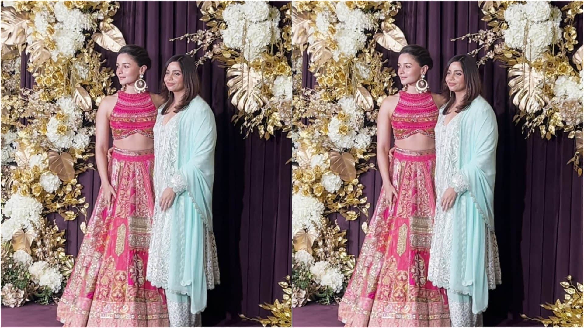 alia bhatt urmila matondkar shriya saren shilpa shetty diana penty ananya At Manish Malhotra Diwali Party