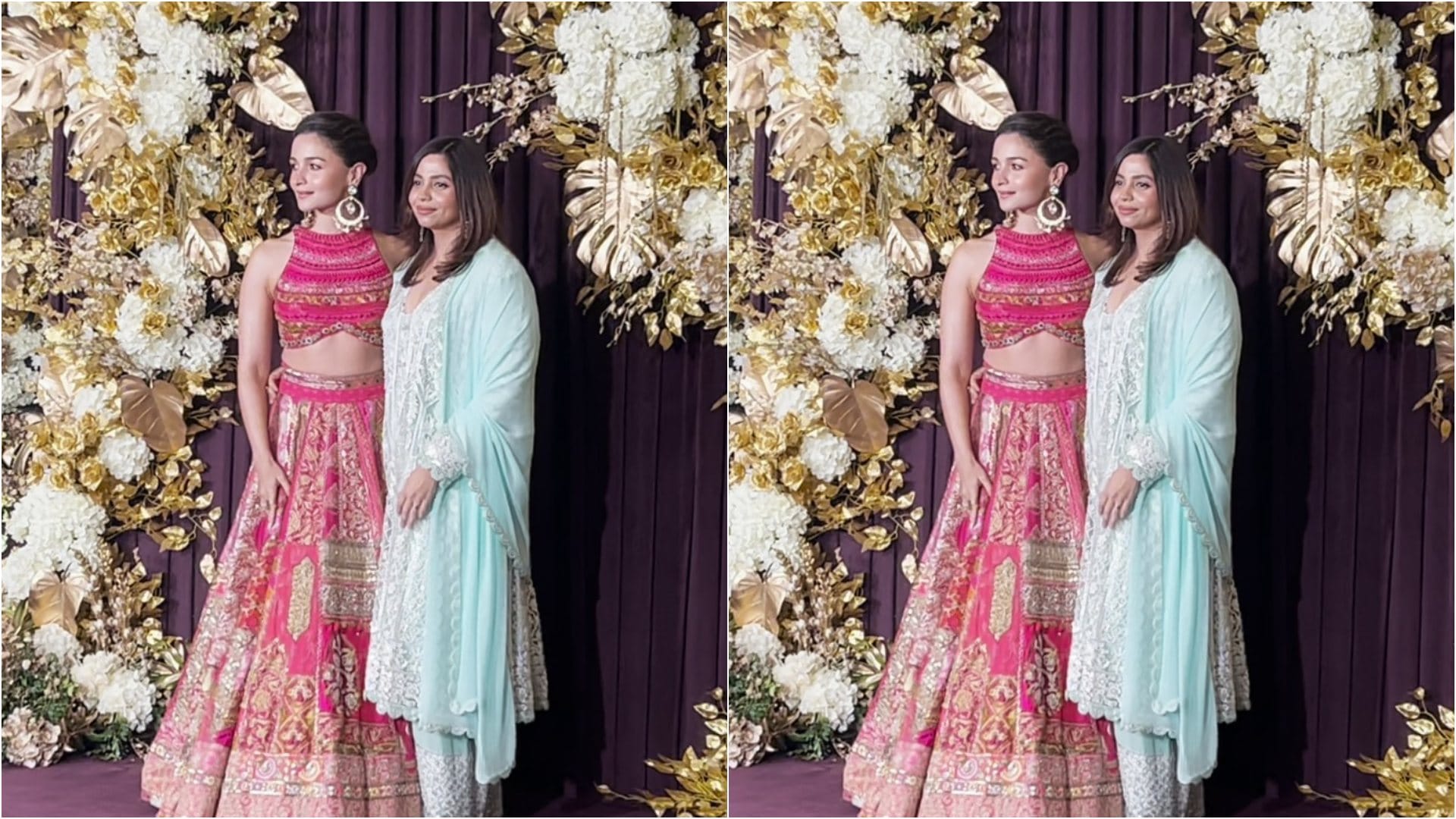 alia bhatt urmila matondkar shriya saren shilpa shetty diana penty ananya At Manish Malhotra Diwali Party