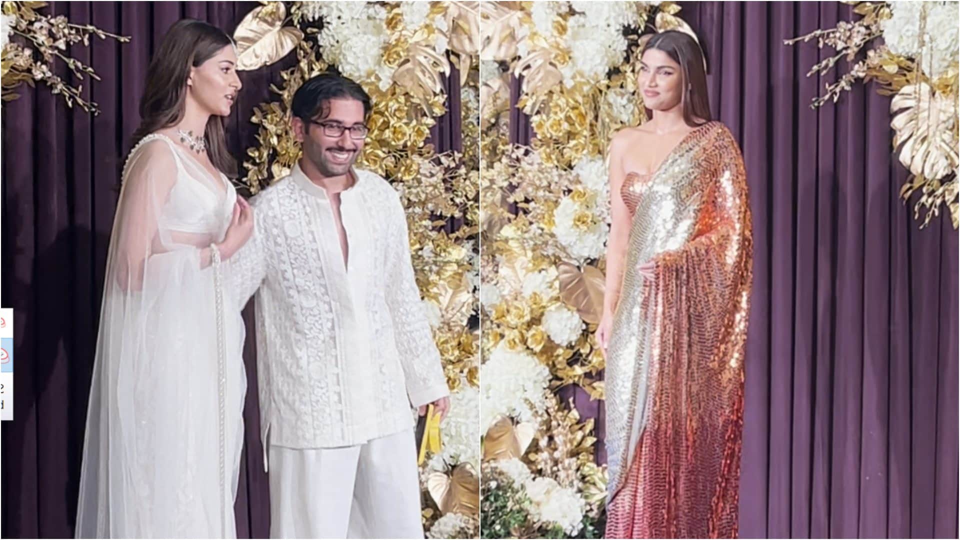 srk daughter suhana salman Khan niece alizeh agnihotri ananya Khushi starkids at Manish Malhotra Diwali Party