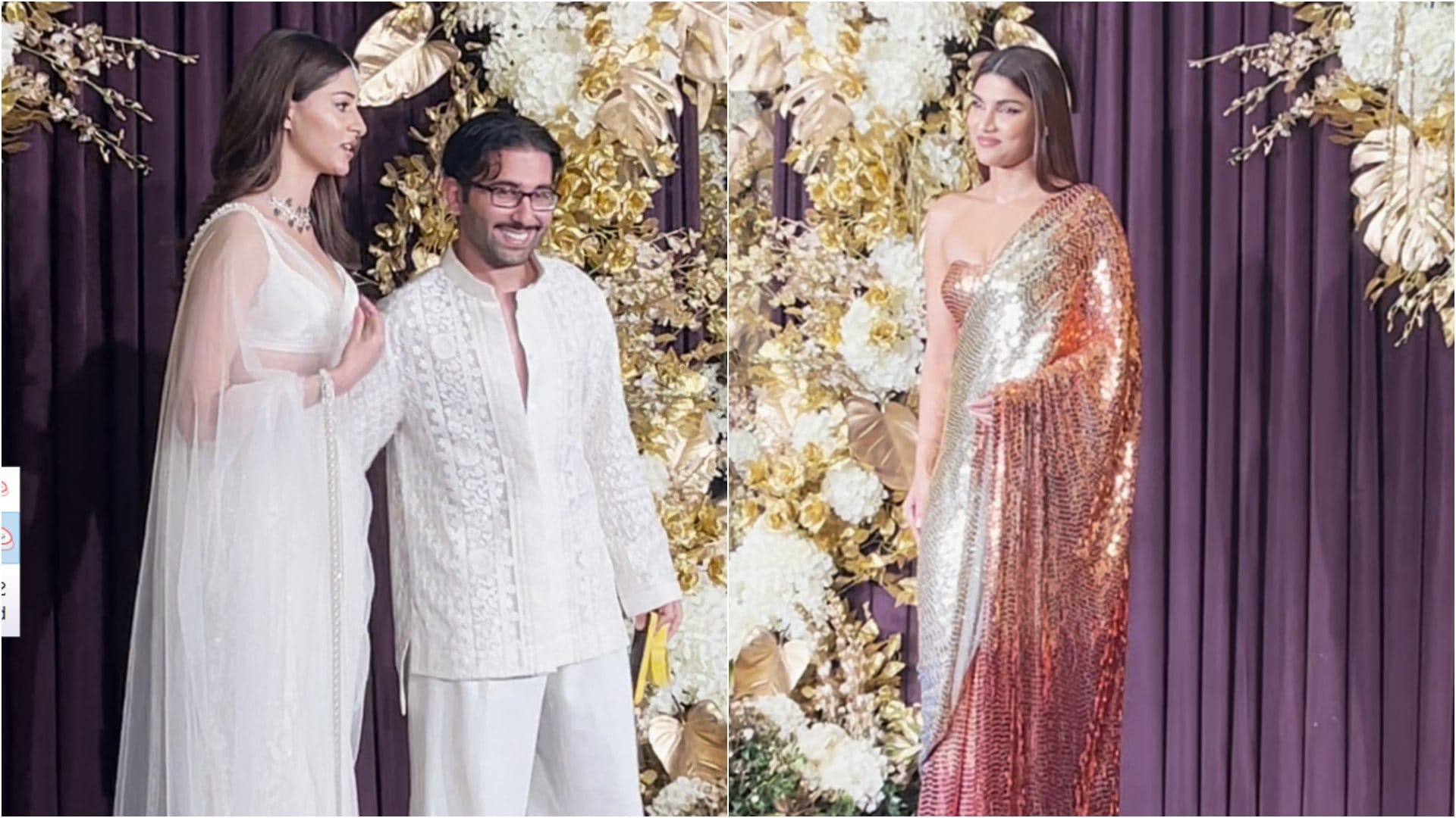 srk daughter suhana salman Khan niece alizeh agnihotri ananya Khushi starkids at Manish Malhotra Diwali Party