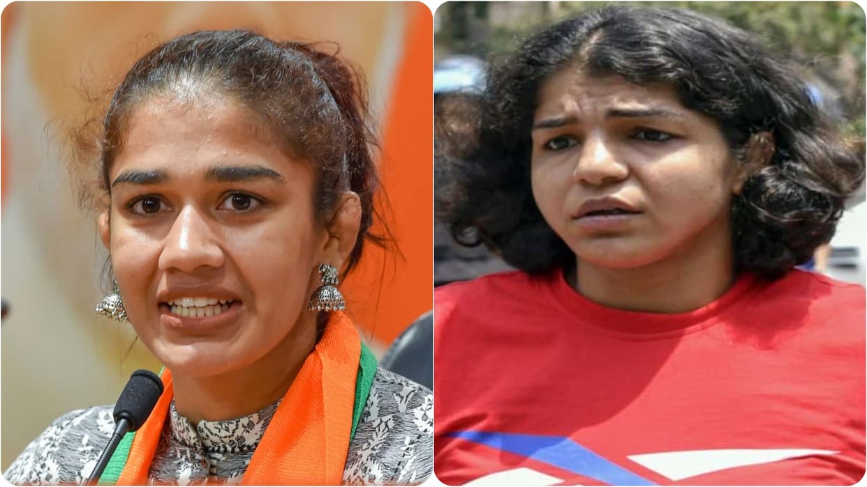 wrestler and BJP leader Babita Phogat reply to Sakshi Malik's allegations says She is imposing her will on me