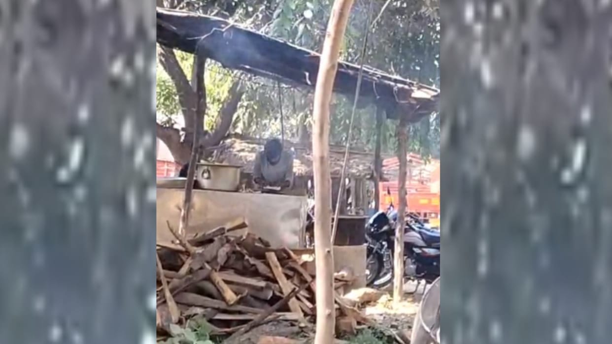 Young man was making bread by spitting, video going viral