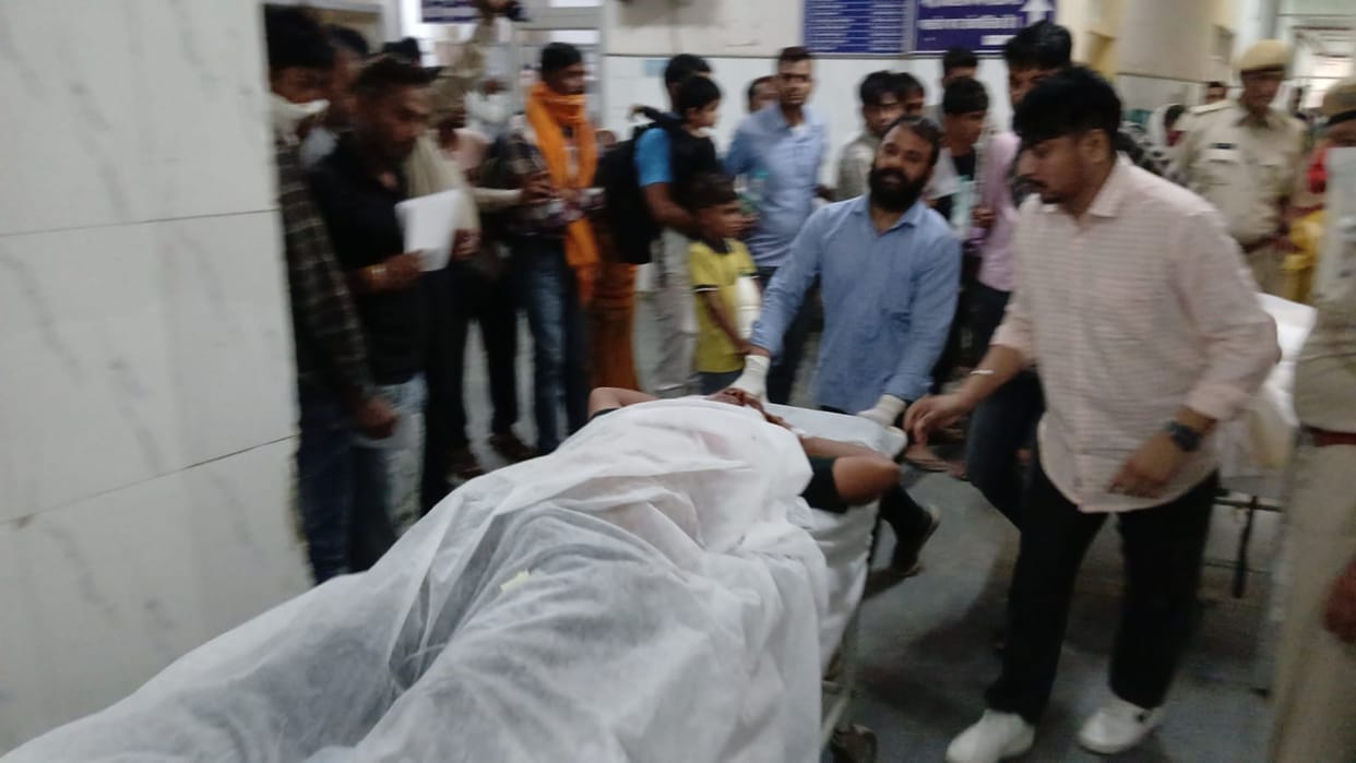 Bharatpur News: Firing in land dispute army soldier got shot One another injured