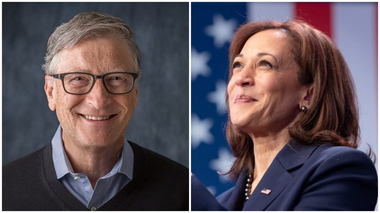 Report claimed Bill Gates Backs Harris With 50 Million dollar Donation, Concerned Over Trump