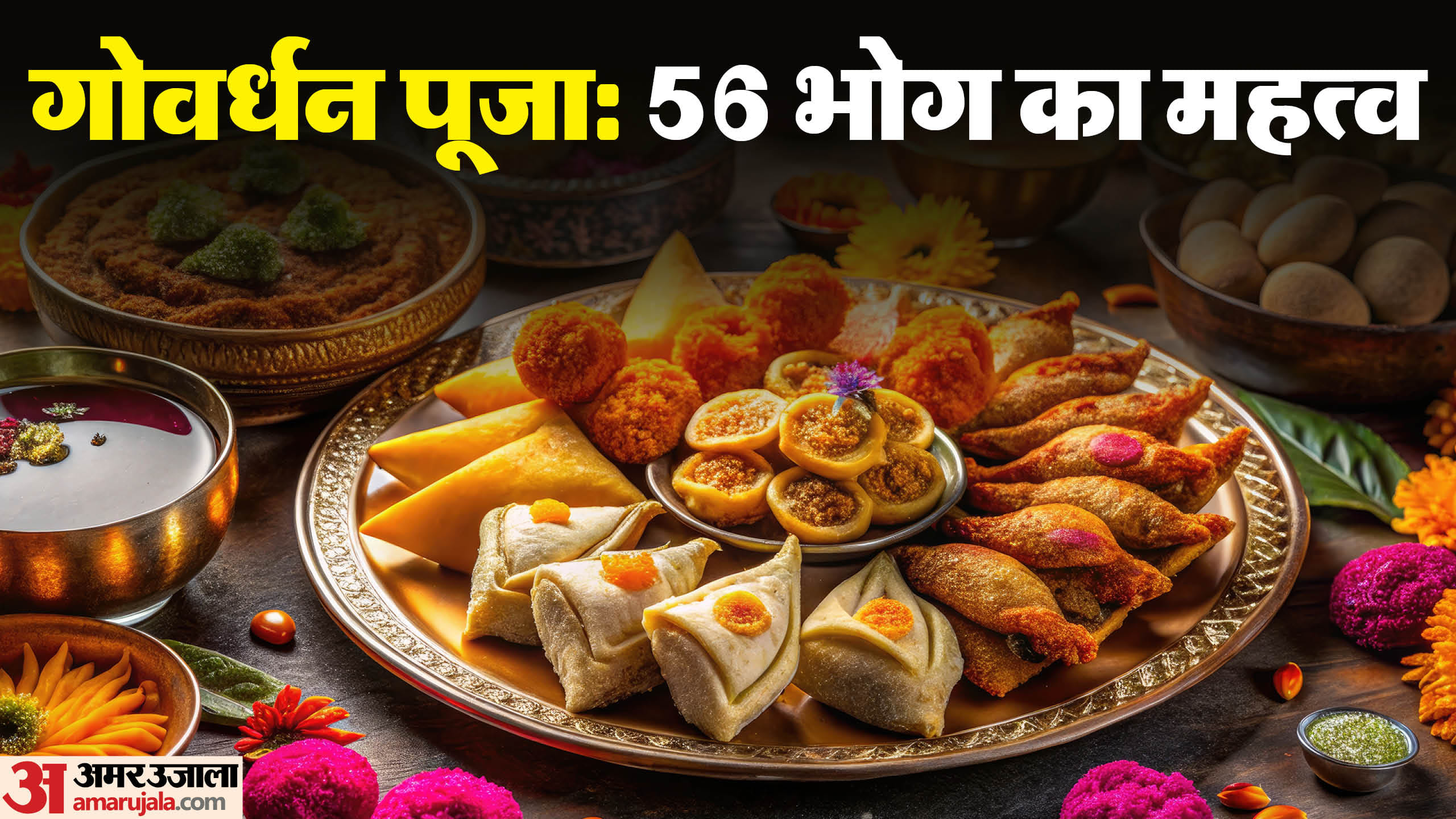 Govardhan Puja 2025 Puja Vidhi Know How to Please Lord Krishna and Offer 56 Bhog Pujan Mantra Vidhi