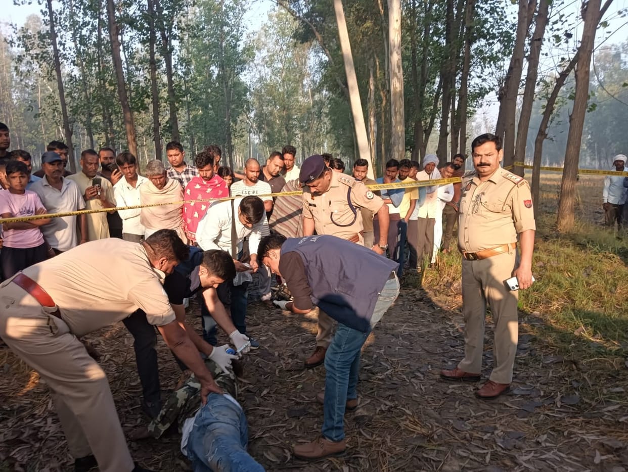 Saharanpur: A young man's body was found soaked in blood in a field, could not be identified