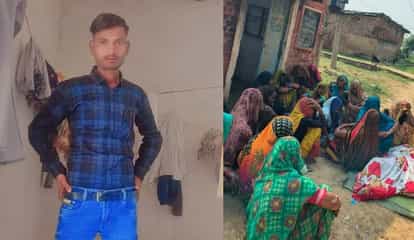 A young man died due to electric shock, his foot touched the open wire, body sent for postmortem