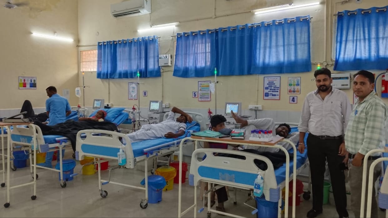 Fatehabad: Patients will get free dialysis in the center running on PPP mode in Civil Hospital