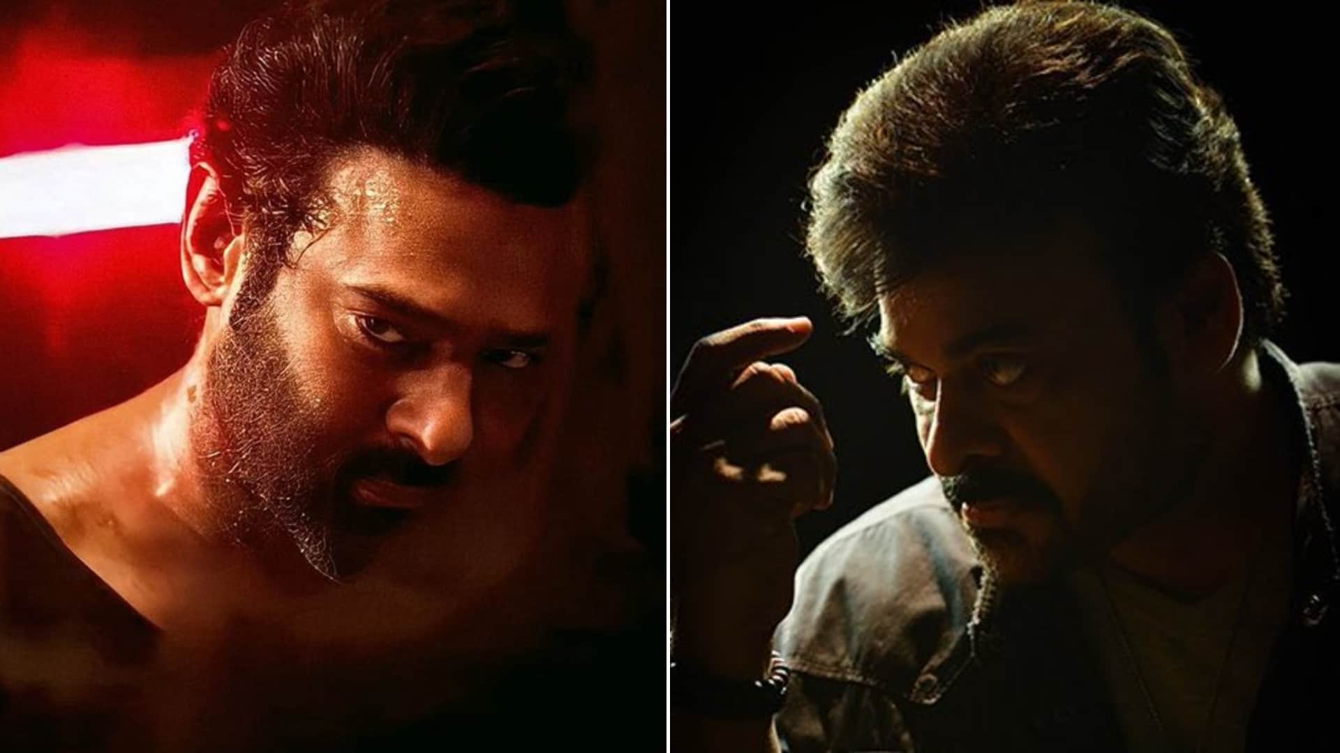Mega Star Chiranjeevi given birthday wishes to Pan India actor Prabhas with popular dialogue Netizens surprise