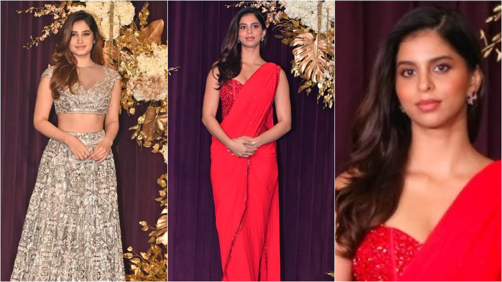 srk daughter suhana salman Khan niece alizeh agnihotri ananya Khushi starkids at Manish Malhotra Diwali Party