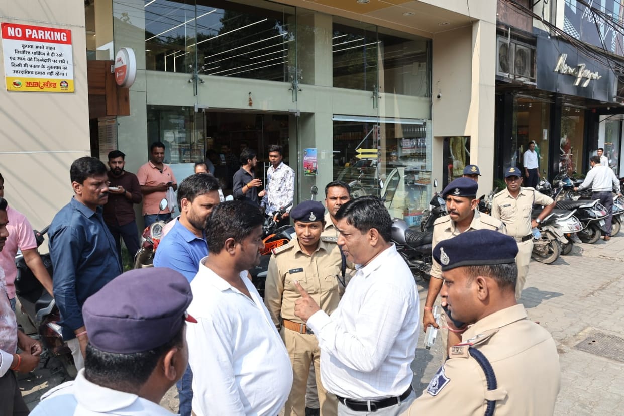 Indore: Traffic improvement and parking campaign halted due to Diwali will start again