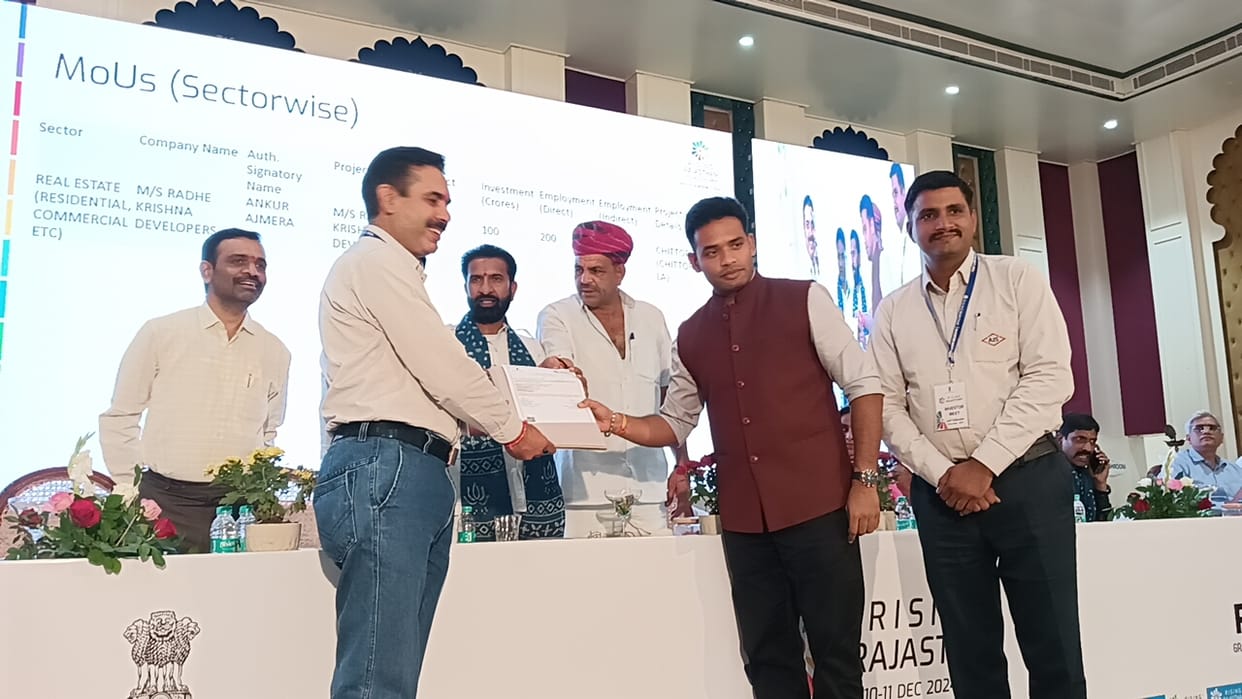 Chittorgarh receives investment proposals worth Rs 8 thousand crores