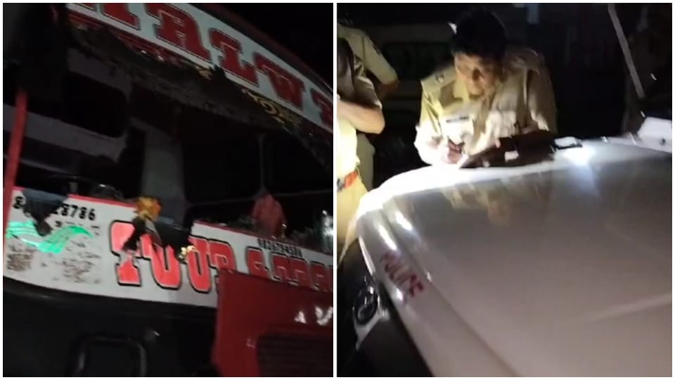 MP Crime News: Miscreants vandalized buses in Agar police filed FIR against three accused