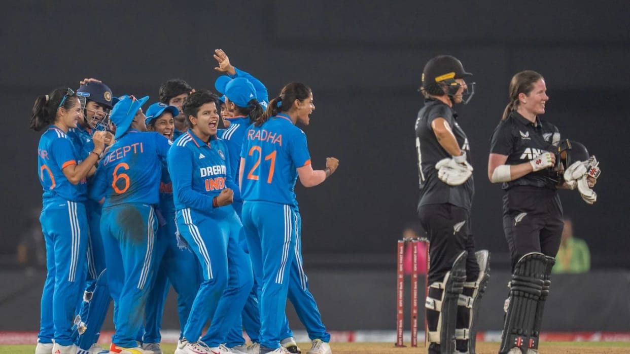 IND W vs NZ W: india wins first odi in ahmedabad by 59 runs makes lead in series by 1-0 see scorecard