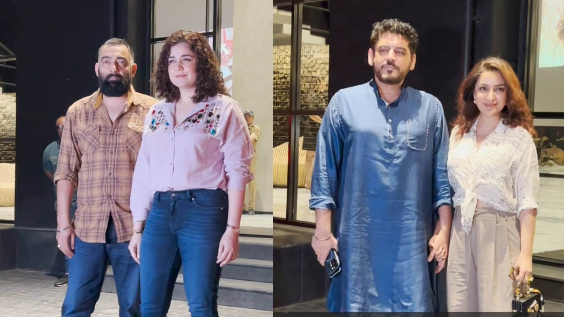 Bandaa Singh Chaudhary film screening KABIR KHAN arbaaz khan arshad warsi shruti abhishek saxena meher vij