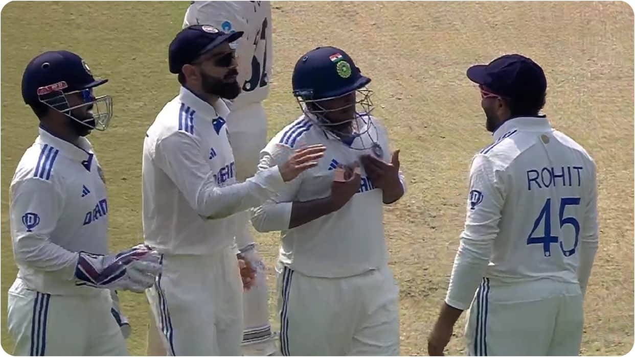 Sarfaraz Khan, Virat Kohli convince captain Rohit Sharma for brilliant DRS call against NZ Watch video