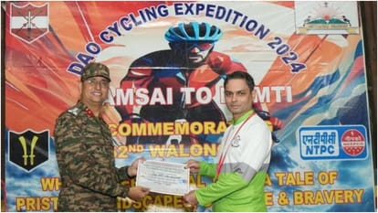 62nd Walong Day Celebrations: Indian Army completes 251 km cycling expedition, concludes at Namti War Memorial