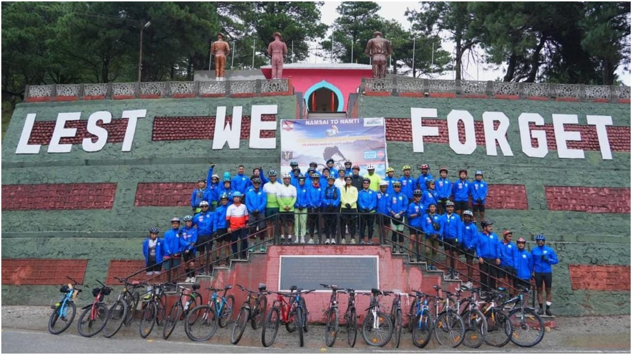 62nd Walong Day Celebrations: Indian Army completes 251 km cycling expedition, concludes at Namti War Memorial