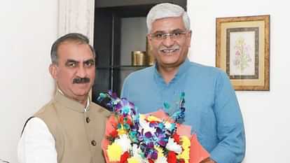 Himachal CM Sukhu met Union Minister Gajendra Singh Shekhawat