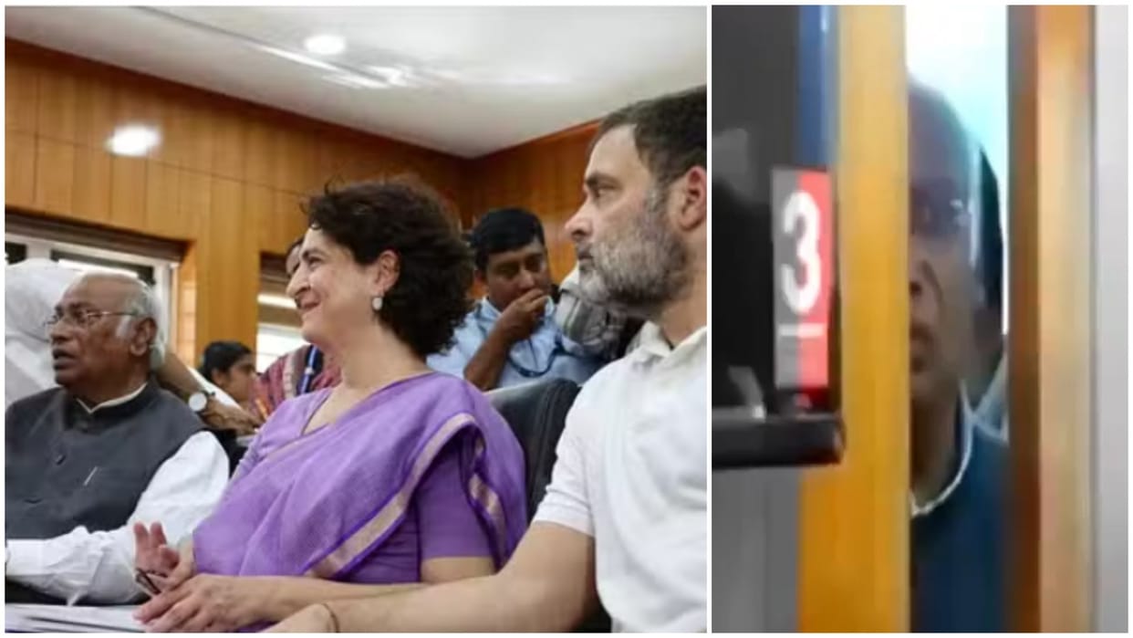 bjp accused mallikarjun kharge wait outside in priyanka gandhi nomination from wayanad congress reply