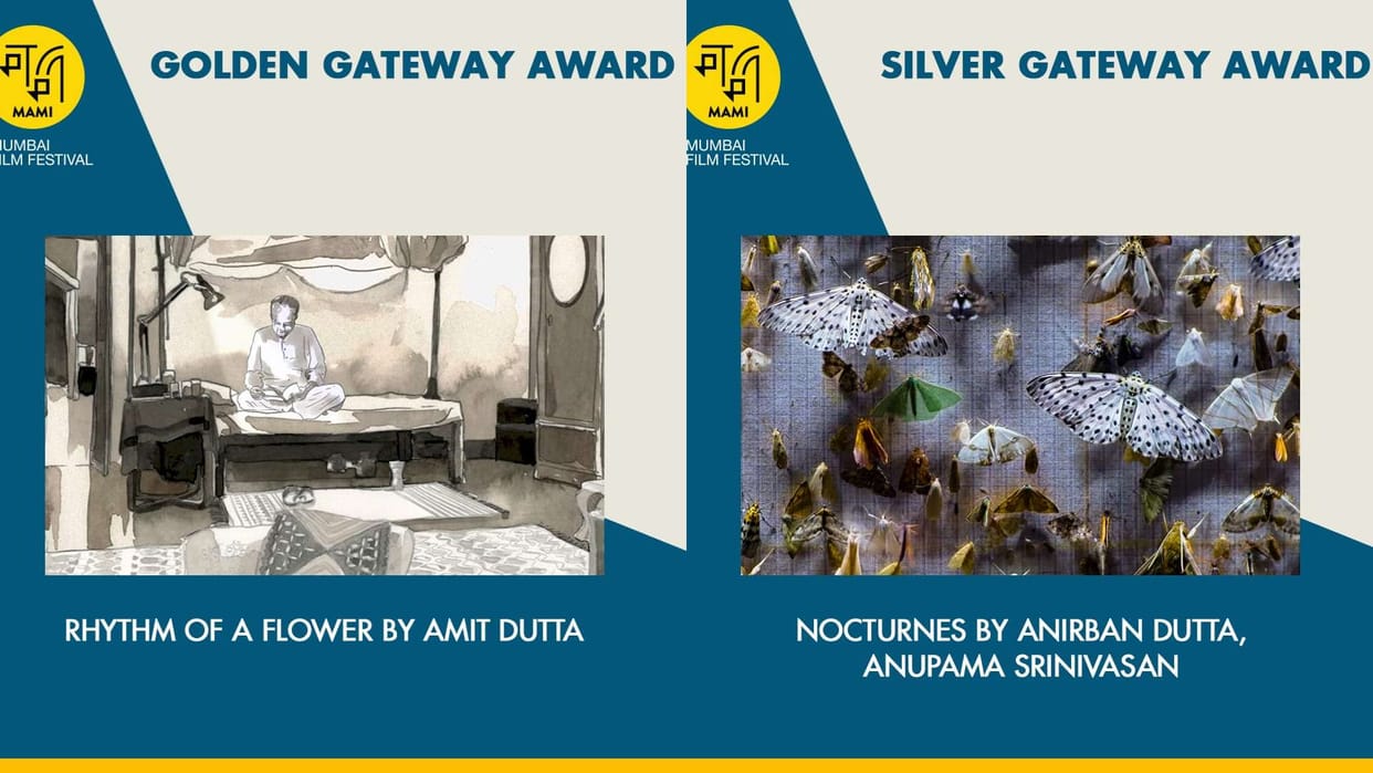 Rhythm of a Flower won Golden Gateway Award and Nocturnes won Silver award at MAMI Mumbai Film Festival 2024