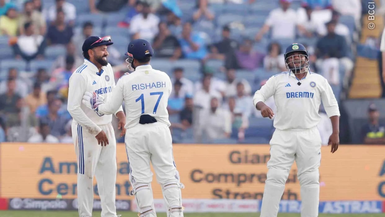 ind vs nz 2nd test rishabh pant apologises to washington sundar as his plan fails video goes viral