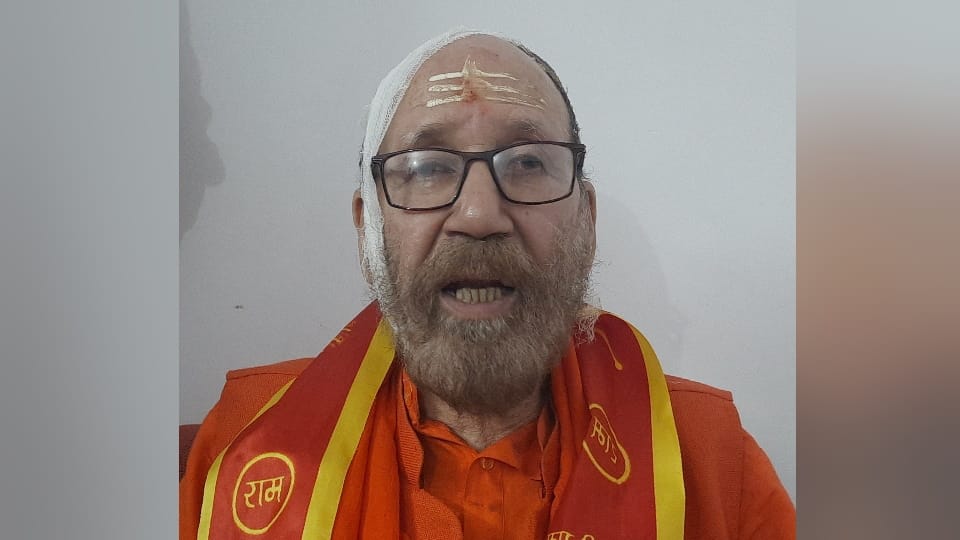 Uttarkashi Mosque dispute Swami Darshan Bharti said will do agitation if permission given for Namaz