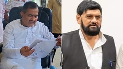 भाजपा प्रत्याशी रामवीर सिंह, सपा प्रत्याशी रिजवान