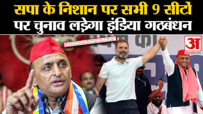 UP By Election 2024: Congress will not contest by-elections, only SP candidates will contest on all 9 seats