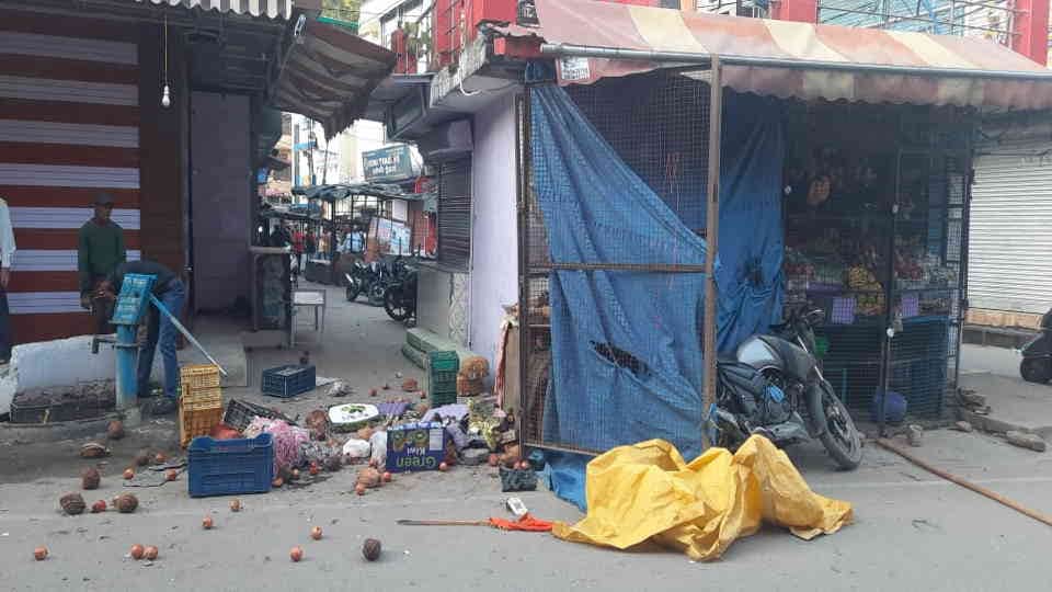 Uttarkashi News uproar Over Mosque Two Communities Stone Pelting Police Lathi Charge Photos