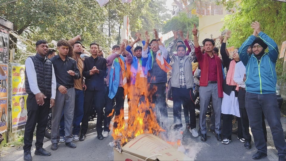 There was a huge ruckus in DSB campus regarding student union elections in nainital