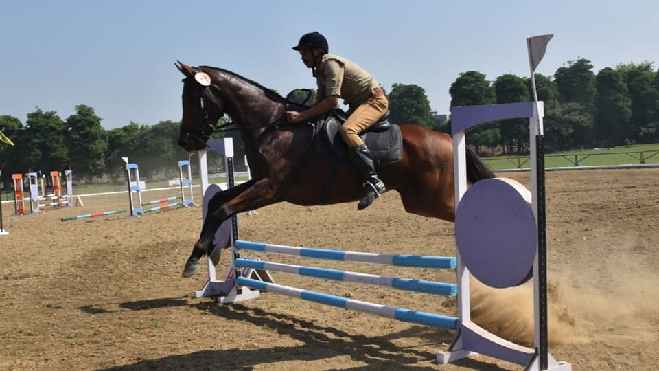 Horse riding competition: Excitement watching the horse race and tremendous jump, Montina and Bhagwan won gold
