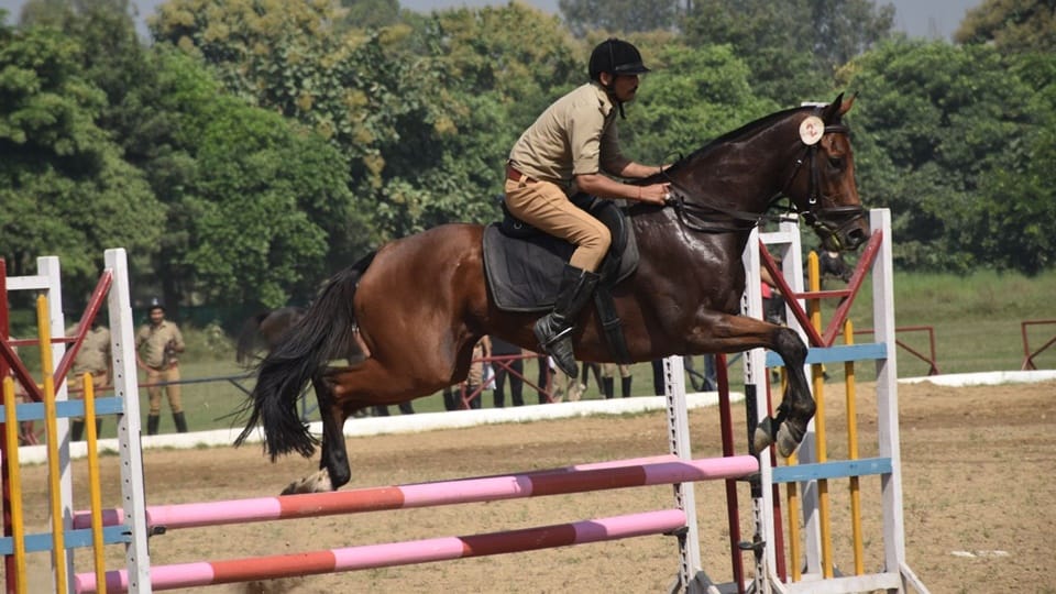 Horse riding competition: Excitement watching the horse race and tremendous jump, Montina and Bhagwan won gold