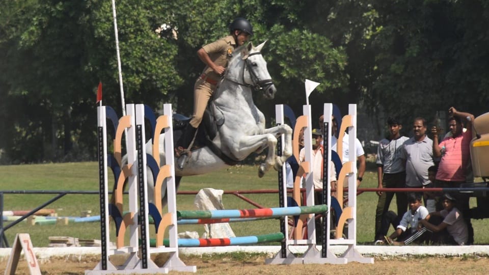 Horse riding competition: Excitement watching the horse race and tremendous jump, Montina and Bhagwan won gold