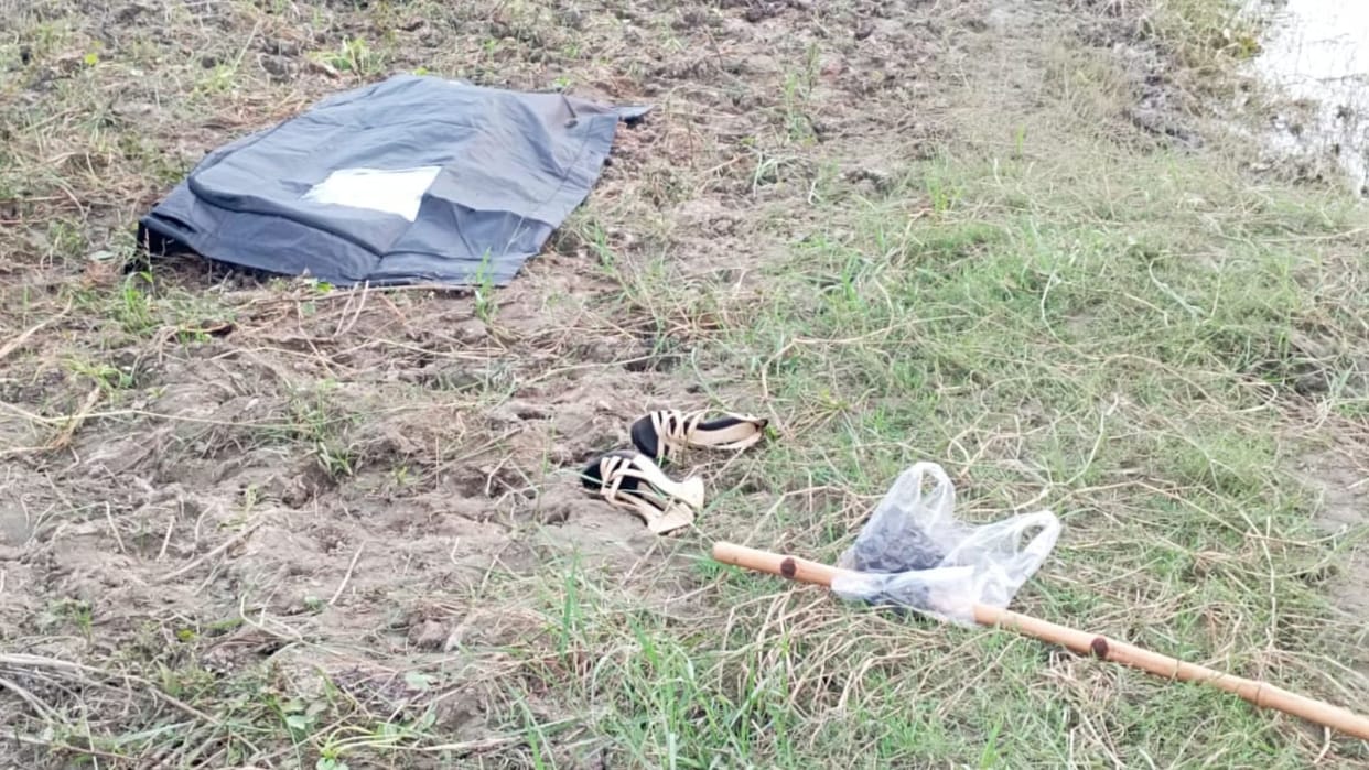 Headless body found in Ballia Sandals and dupatta lying on the spot people fishing called police