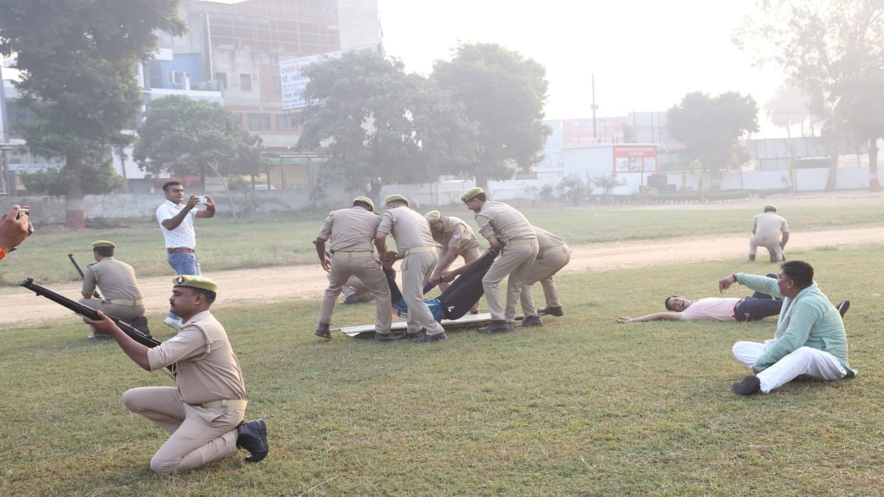 Defense Minister's convoy used for the first time for mock drill