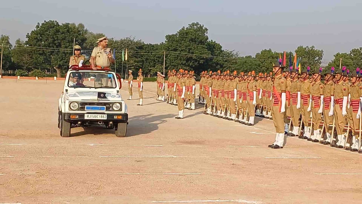 Jodhpur: Passing out parade at Rajasthan Police Training Centre