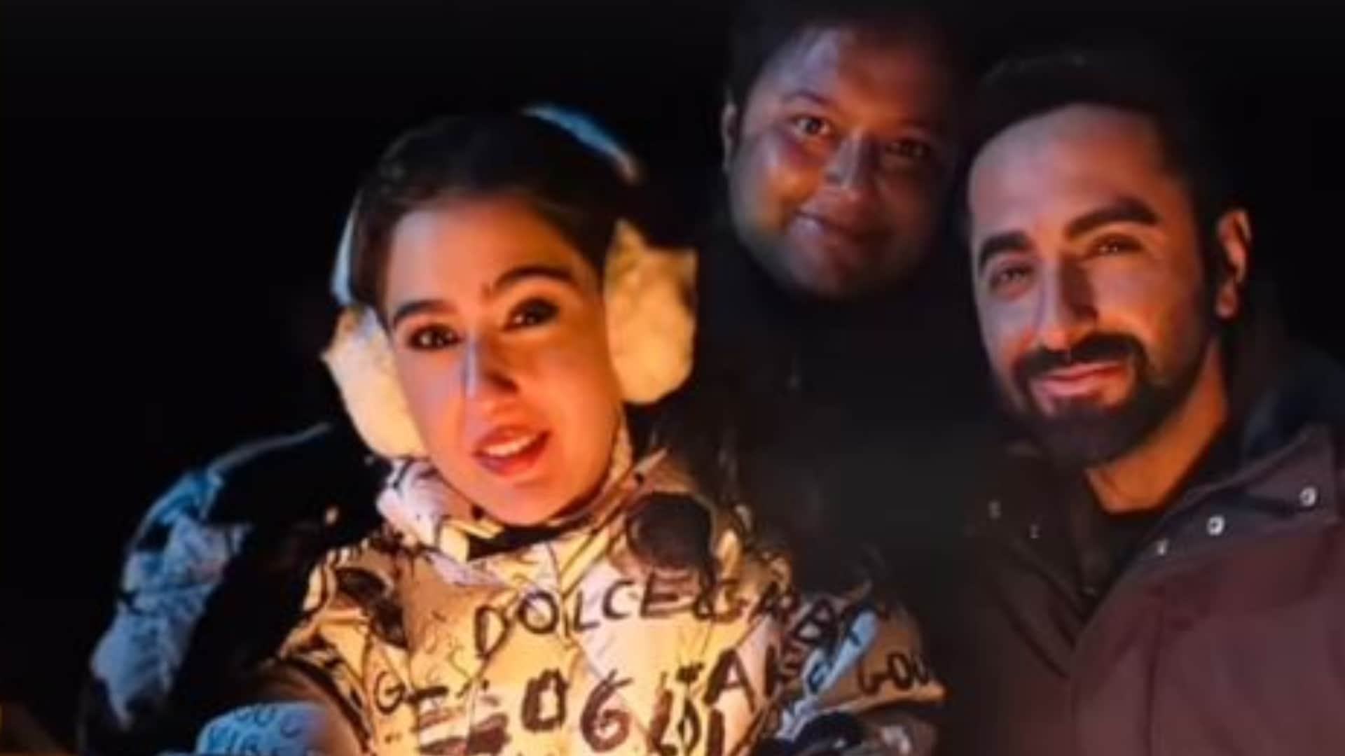 Sara Ali Khan starts shooting for next film with Ayushmann Khurrana Shares Hidimba temple Pics on Social media