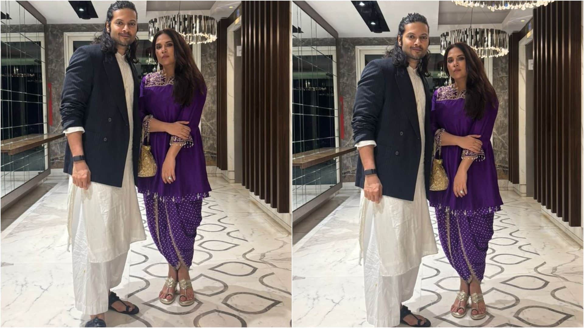 karan johar richa chadha ali fazal bollywood celebs attends Ayushmann Khurrana and tahira kashyap Diwali Party