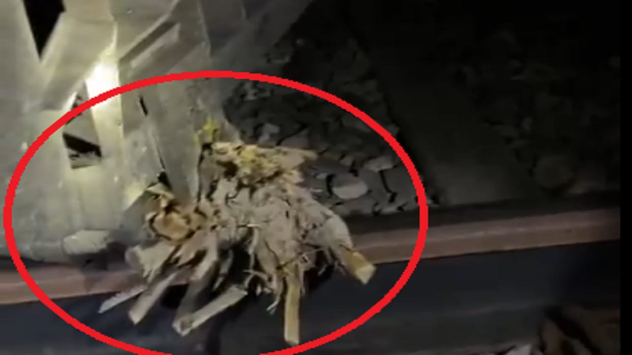 Wood stuck in engine of Bareilly-Varanasi Express, stones found on track